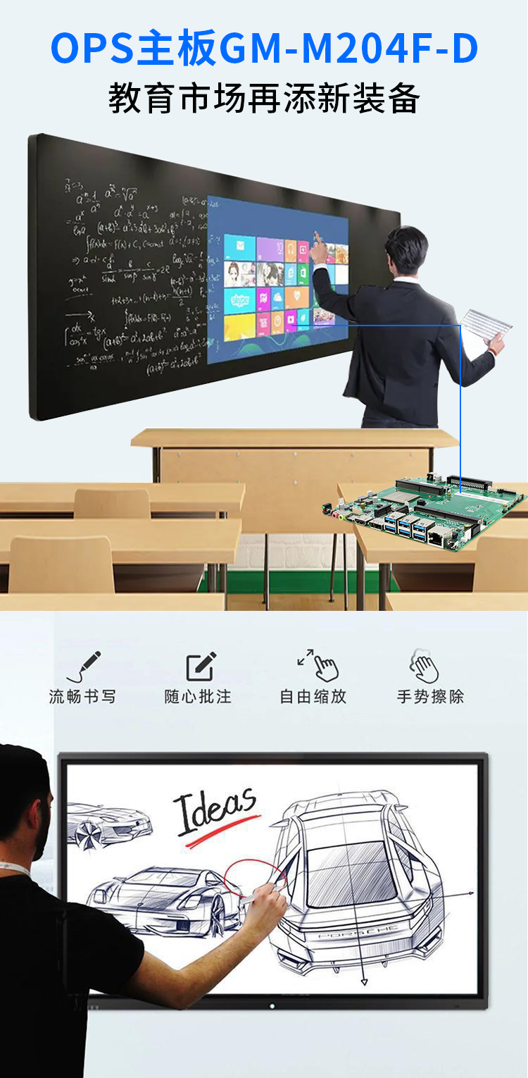 【高能計(jì)算機(jī)新品發(fā)布】飛騰D2000國產(chǎn)OPS主板，讓教育設(shè)備智慧融合！(圖1)